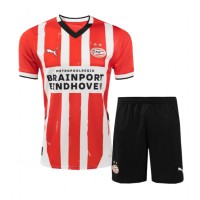 Echipament fotbal PSV Eindhoven Tricou Acasa 2024-25 pentru copii maneca scurta (+ Pantaloni scurti)